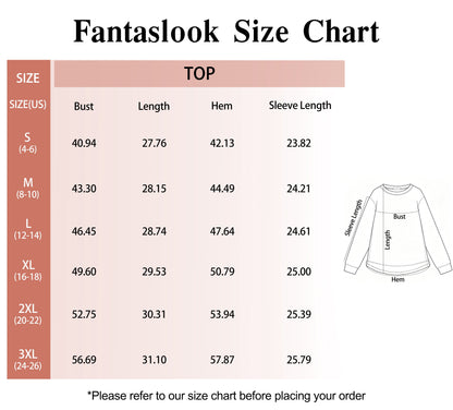 Sweatshirts for Women Crewneck Casual Long Sleeve Shirts Tunic Tops