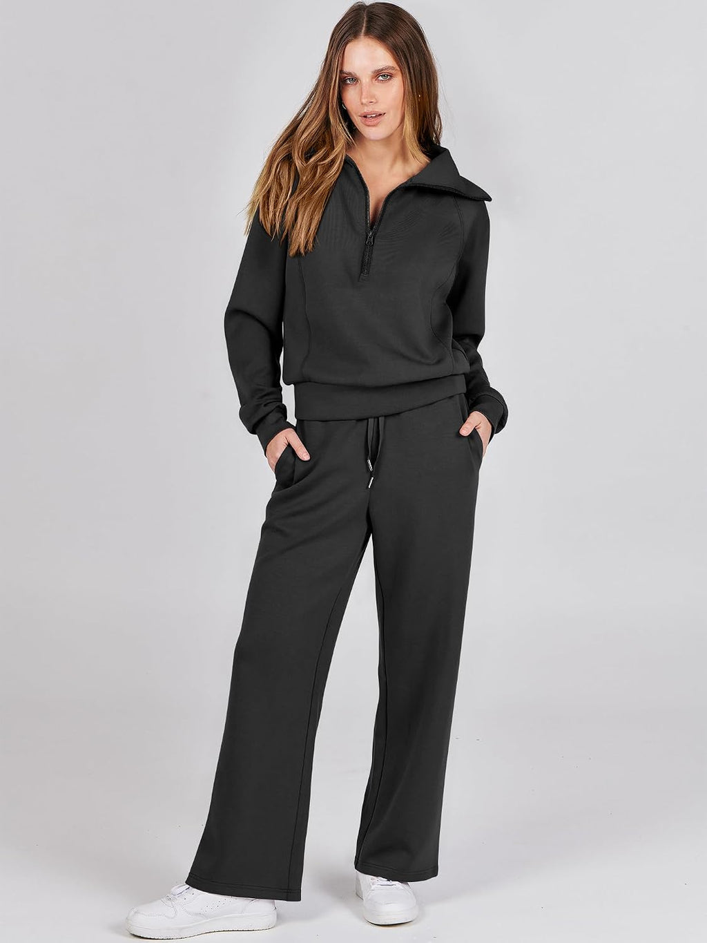 ANRABESS Women 2 Piece Set Sweatsuits Lounge Fall Outfits