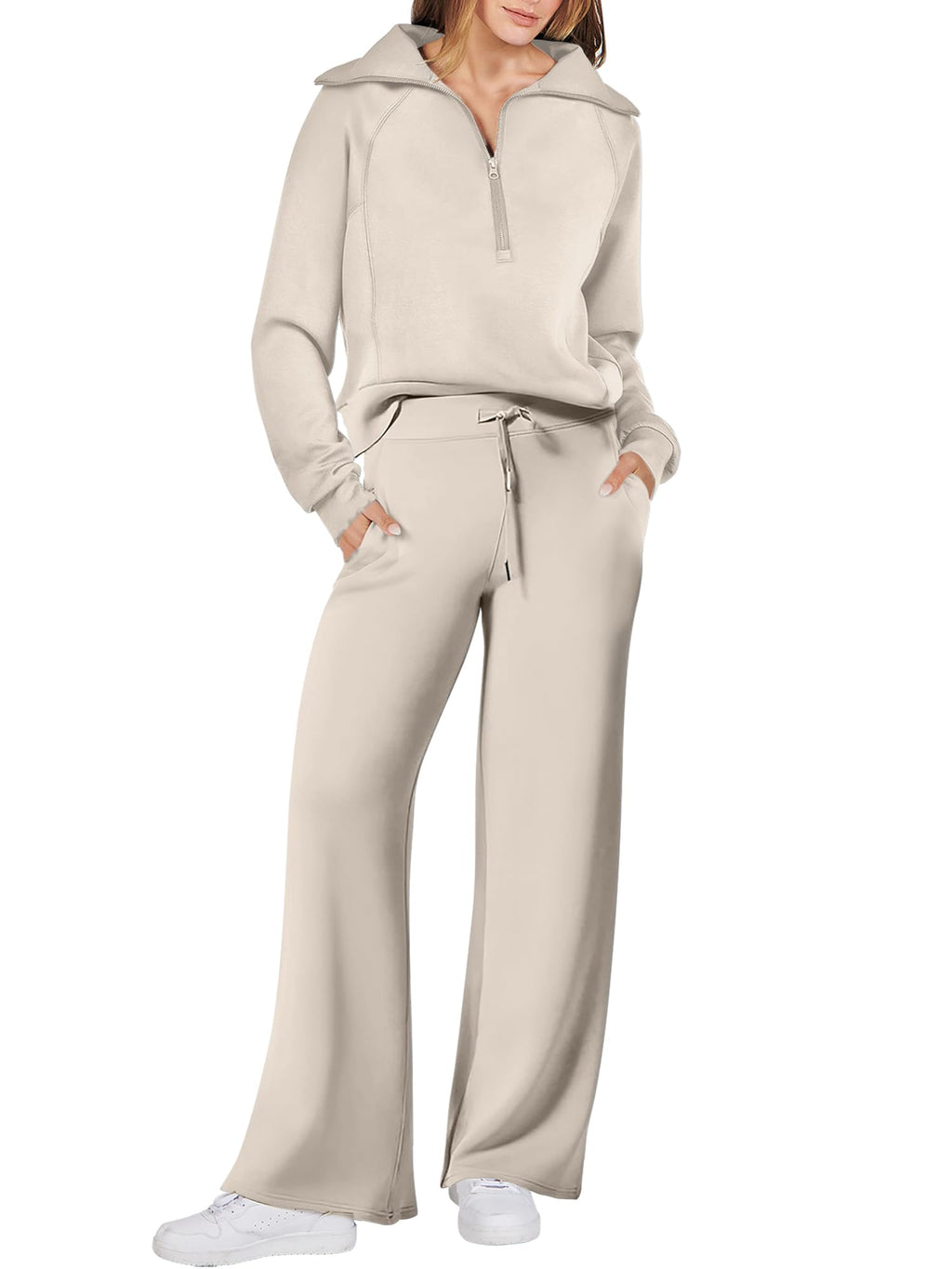 ANRABESS Women 2 Piece Set Sweatsuits Lounge Fall Outfits