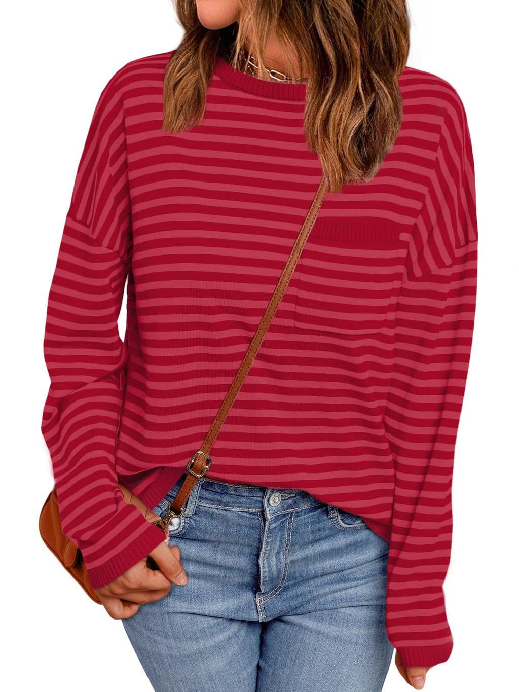 LILLUSORY Womens Striped Lightweight Sweaters 2026 Fall Fashion Outfits
