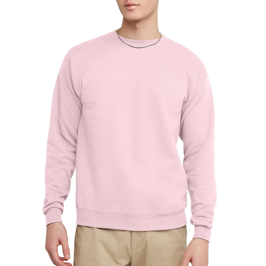 Hanes Men's Sweatshirt, EcoSmart Fleece Crewneck Sweatshirt, Big & Tall Available, 1 or 2-Pack