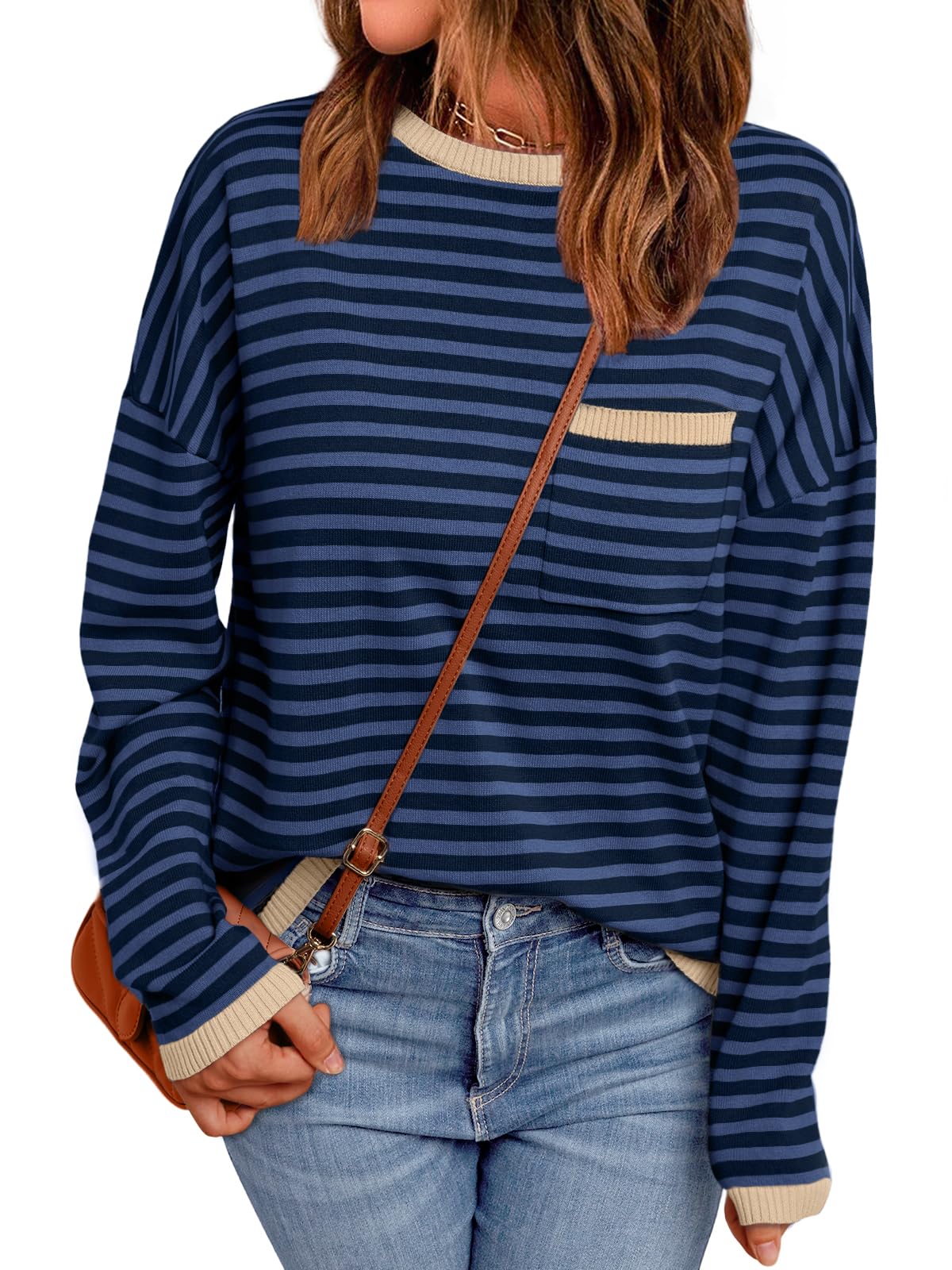 LILLUSORY Womens Striped Lightweight Sweaters 2026 Fall Fashion Outfits