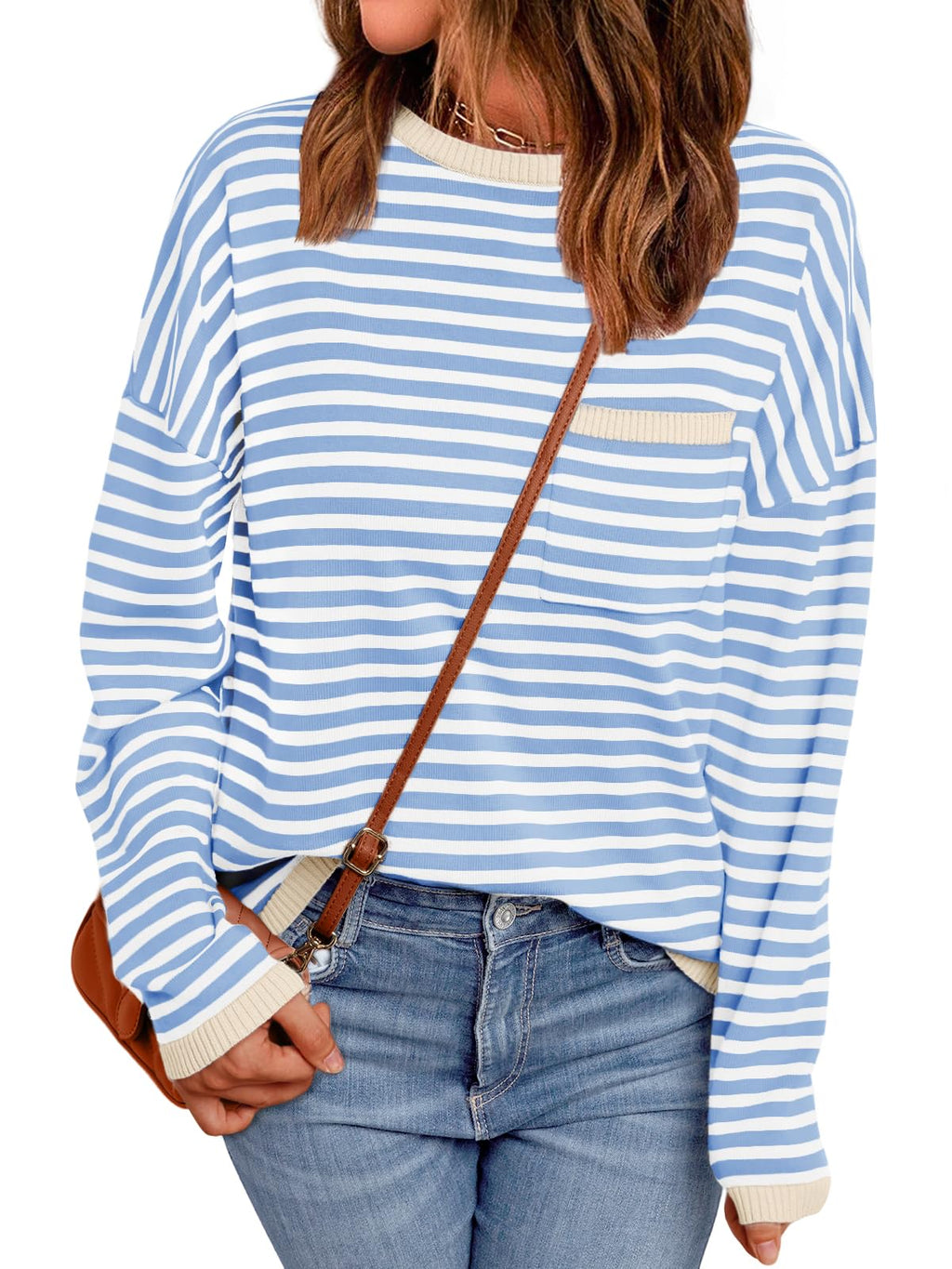 LILLUSORY Womens Striped Lightweight Sweaters 2026 Fall Fashion Outfits
