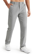 Libin Mens Golf Pants Stretch Work Dress Pants 30"/32"/34" Quick Dry Lightweight Casual Comfy Trousers with Pockets