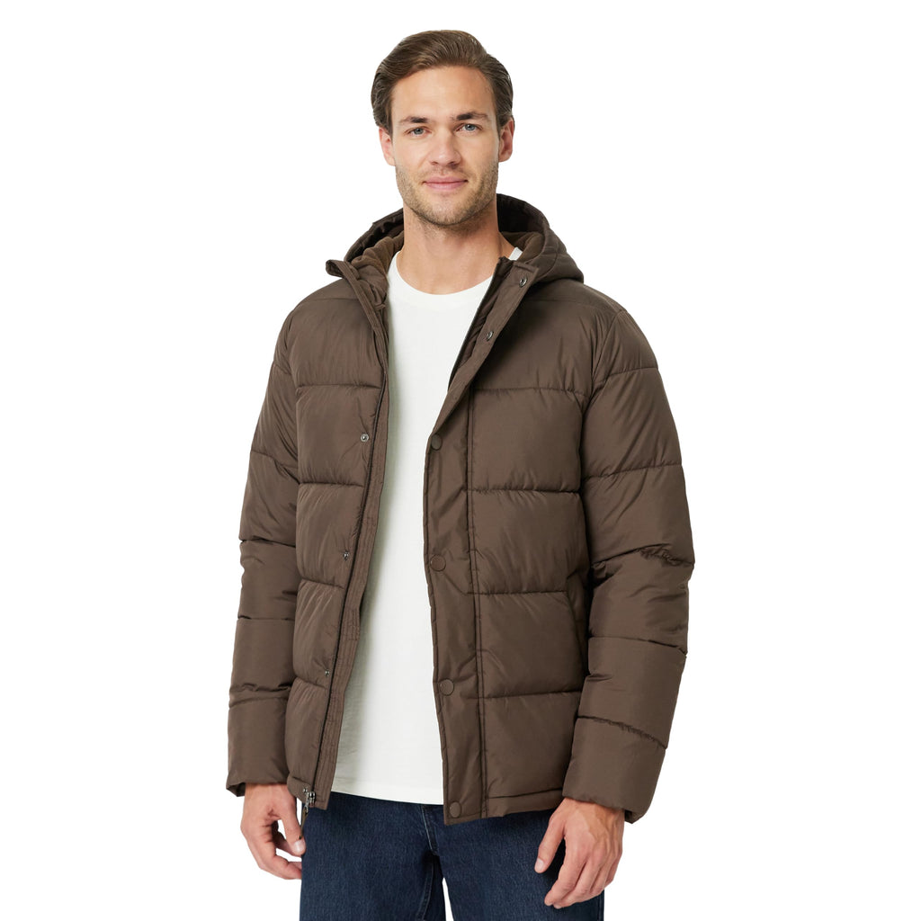 Amazon Essentials Men's Heavyweight Hooded Puffer Coat
