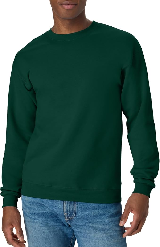 Men's Sweatshirt, EcoSmart Fleece 1 or 2-Pack