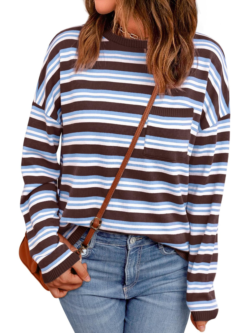 LILLUSORY Womens Striped Lightweight Sweaters 2026 Fall Fashion Outfits