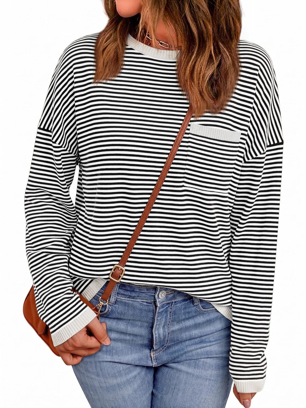 LILLUSORY Womens Striped Lightweight Sweaters 2026 Fall Fashion Outfits