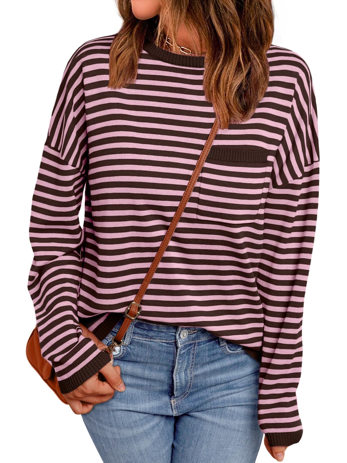 LILLUSORY Womens Striped Lightweight Sweaters 2026 Fall Fashion Outfits