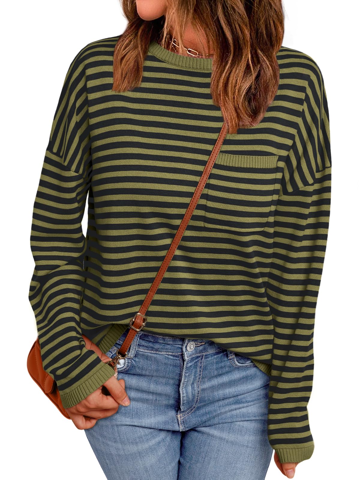 LILLUSORY Womens Striped Lightweight Sweaters 2026 Fall Fashion Outfits