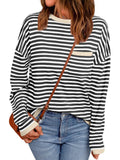 LILLUSORY Womens Striped Lightweight Sweaters 2026 Fall Fashion Outfits