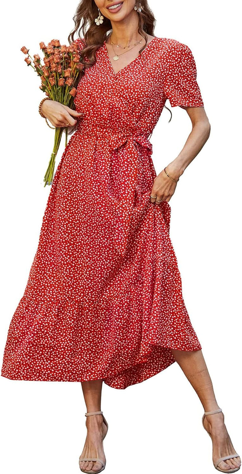 Elevate Your Summer Wardrobe with Our Women's Floral Boho Maxi Dress – Perfect for Weddings, Beach Vacations, and Tea Parties!